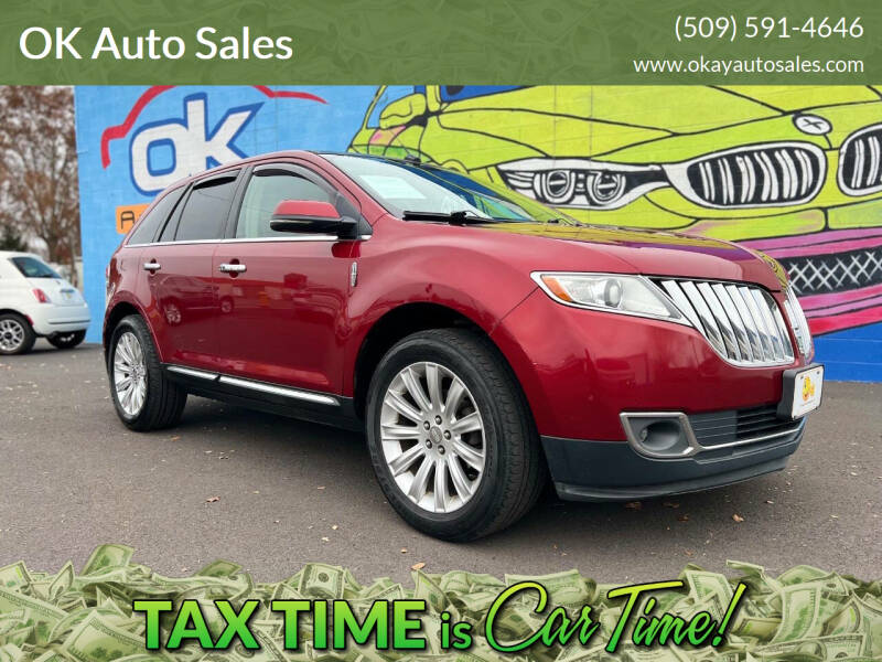 2013 Lincoln MKX for sale at OK Auto Sales in Kennewick WA