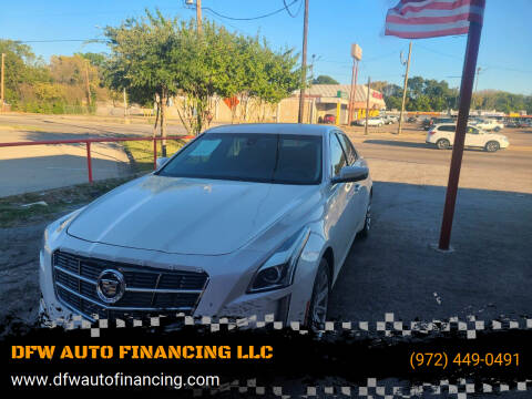 2014 Cadillac CTS for sale at DFW AUTO FINANCING LLC in Dallas TX