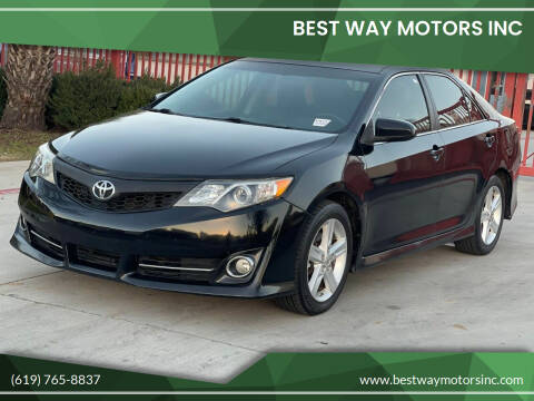 2013 Toyota Camry for sale at BEST WAY MOTORS INC in San Diego CA