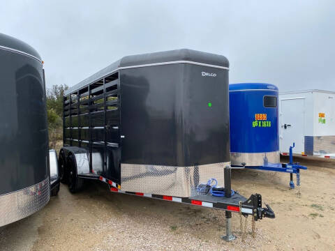 2024 DELCO - LIVESTOCK TRAILER - 6'8&quot for sale at LJD Sales in Lampasas TX