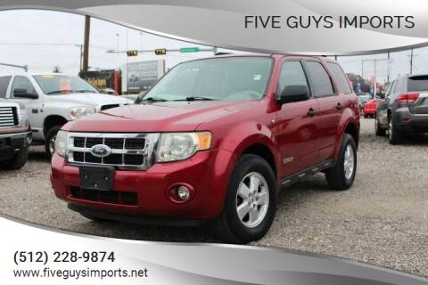 2008 Ford Escape for sale at Five Guys Imports in Austin TX