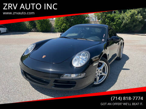 2007 Porsche 911 for sale at ZRV AUTO INC in Brea CA