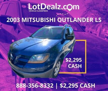 2003 Mitsubishi Outlander for sale at Lot Dealz in Rockledge FL