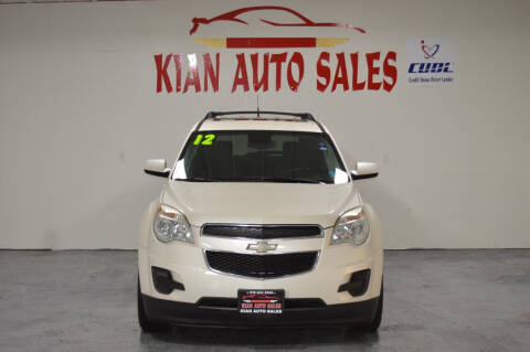 2012 Chevrolet Equinox for sale at Kian Auto Sales in Sacramento CA