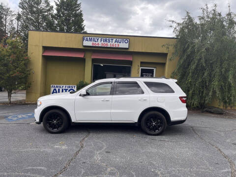2015 Dodge Durango for sale at Family First Auto in Spartanburg SC