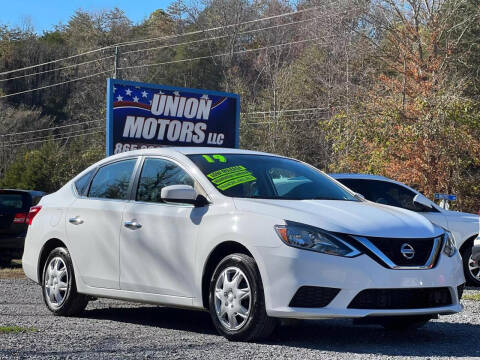 2019 Nissan Sentra for sale at Union Motors in Seymour TN