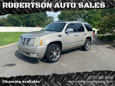 2007 Cadillac Escalade for sale at ROBERTSON AUTO SALES in Bowling Green KY
