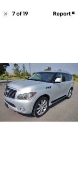 2012 Infiniti QX56 for sale at GLOBAL AUTOMOTIVE in Grayslake IL