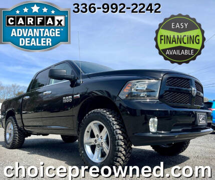 2014 RAM 1500 for sale at CHOICE PRE OWNED AUTO LLC in Kernersville NC