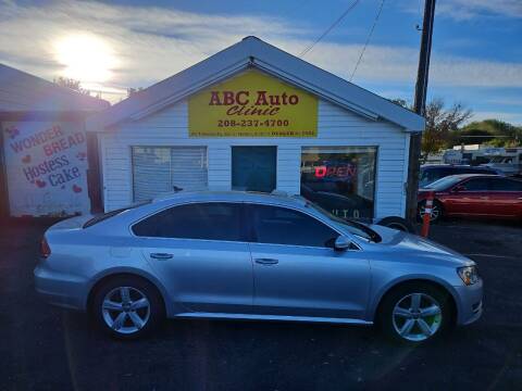 2013 Volkswagen Passat for sale at ABC AUTO CLINIC CHUBBUCK in Chubbuck ID