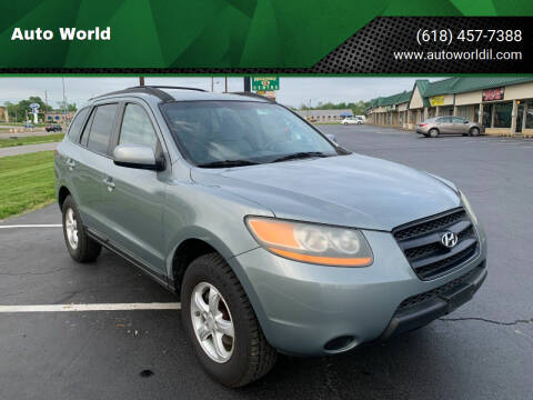 2008 Hyundai Santa Fe for sale at Auto World in Carbondale IL