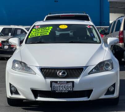 2012 Lexus IS 250 for sale at LUGO AUTO GROUP in Sacramento CA