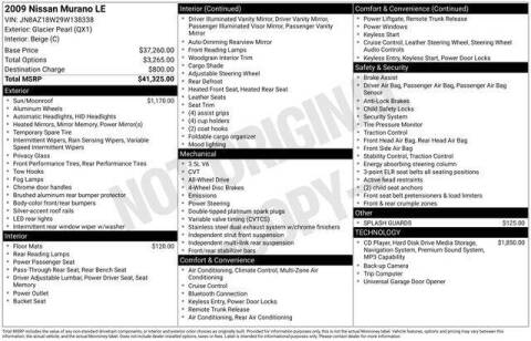 2009 Nissan Murano LE