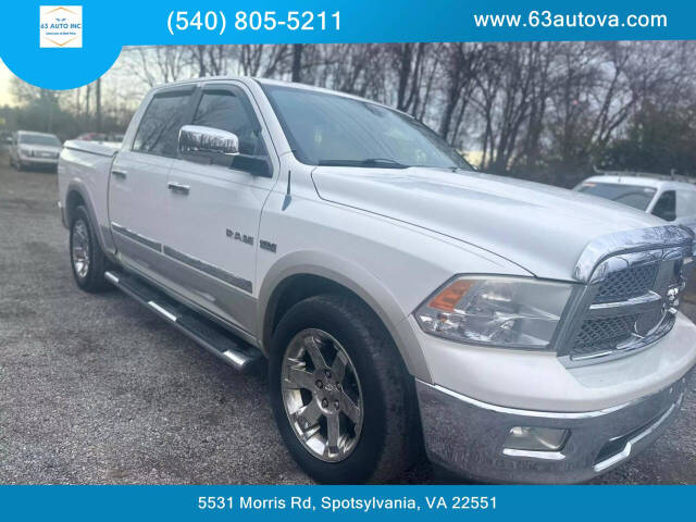 2009 Dodge Ram 1500 for sale at 63 Auto Inc in Spotsylvania, VA