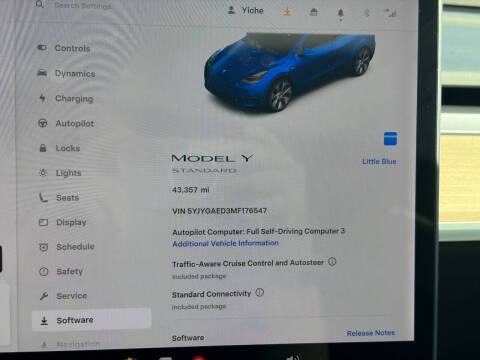 2021 Tesla Model Y Standard Range