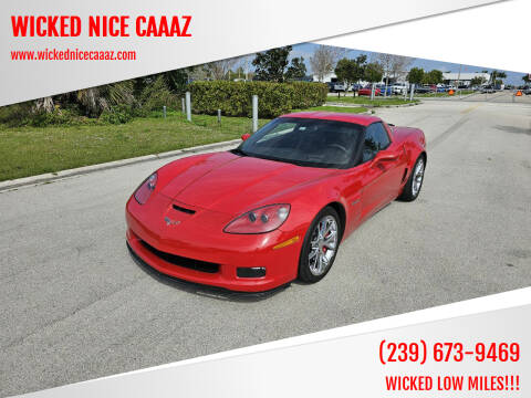 2007 Chevrolet Corvette for sale at WICKED NICE CAAAZ in Cape Coral FL