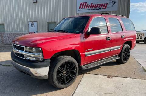 2002 Chevrolet Tahoe for sale at Midway Motors in Conway AR