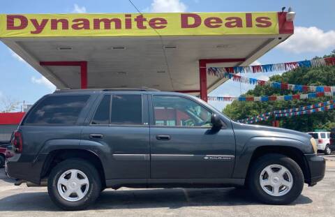 2003 Chevrolet TrailBlazer for sale at Dynamite Deals LLC in Arnold MO
