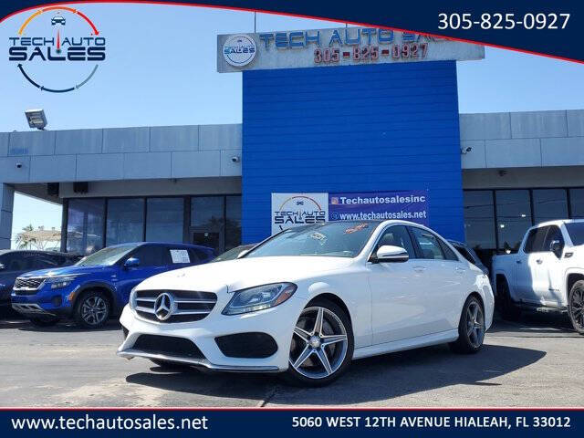 2017 Mercedes-Benz C-Class for sale at Tech Auto Sales in Hialeah FL