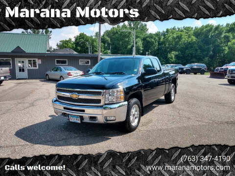 2012 Chevrolet Silverado 1500 for sale at Marana Motors in Princeton MN