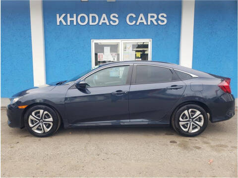 2017 Honda Civic for sale at Khodas Cars in Gilroy CA