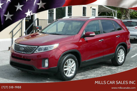 2014 Kia Sorento for sale at MILLS CAR SALES INC in Clearwater FL