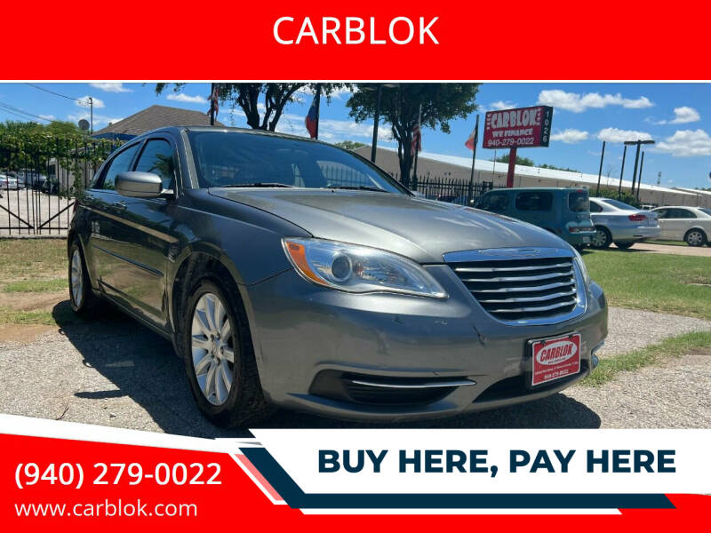 2012 Chrysler 200 for sale at CARBLOK in Lewisville TX