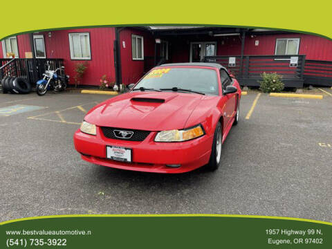 2004 Ford Mustang for sale at Best Value Automotive in Eugene OR