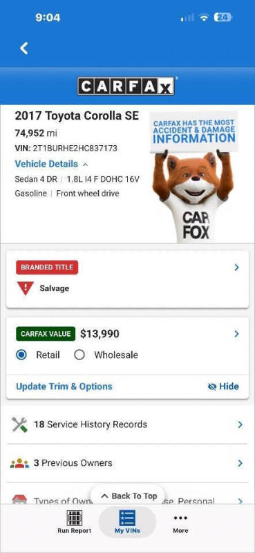 2017 Toyota Corolla SE
