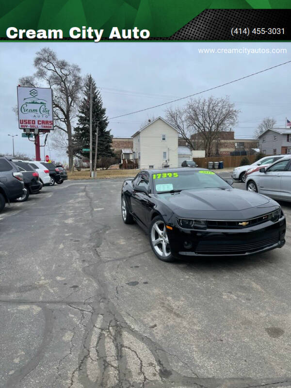 2015 Chevrolet Camaro for sale at Cream City Auto in Milwaukee WI