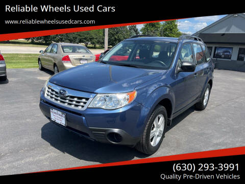 2012 Subaru Forester for sale at Reliable Wheels Used Cars in West Chicago IL