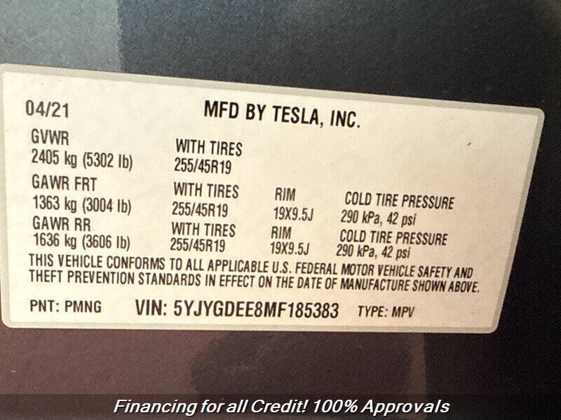 2021 Tesla Model Y Long Range