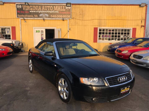2006 Audi A4 for sale at Virginia Auto Mall in Woodford VA