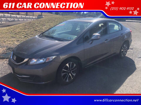 2013 Honda Civic for sale at 611 CAR CONNECTION in Hatboro PA