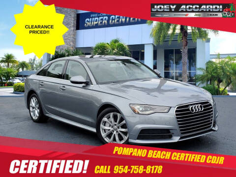 2017 Audi A6 for sale at PHIL SMITH AUTOMOTIVE GROUP - Joey Accardi Chrysler Dodge Jeep Ram in Pompano Beach FL