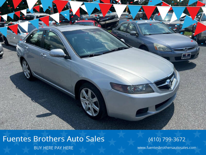 2005 Acura TSX for sale at Fuentes Brothers Auto Sales in Jessup MD