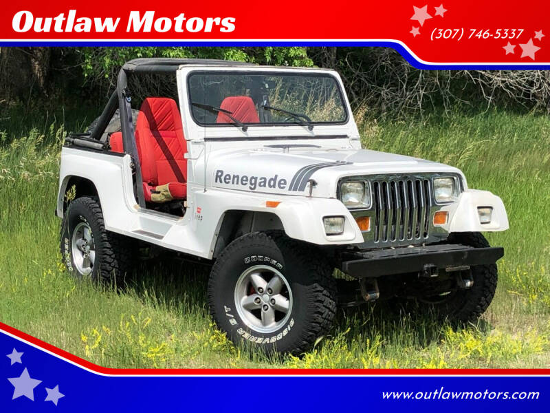 1991 Jeep Wrangler for sale at Outlaw Motors in Newcastle WY
