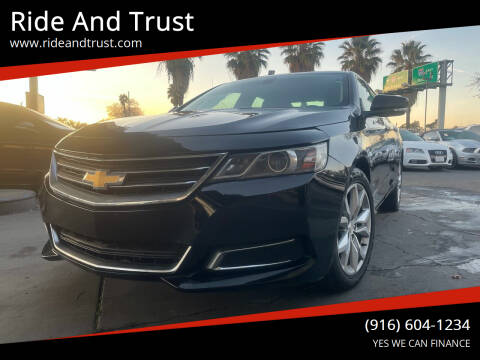 2017 Chevrolet Impala for sale at Ride And Trust in Sacramento CA