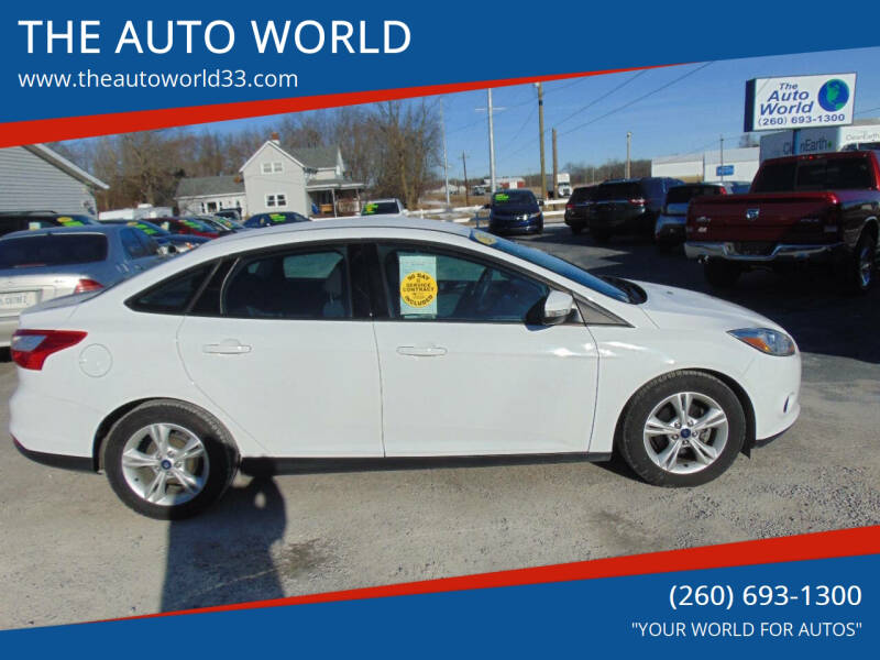 2014 Ford Focus for sale at THE AUTO WORLD in Churubusco IN