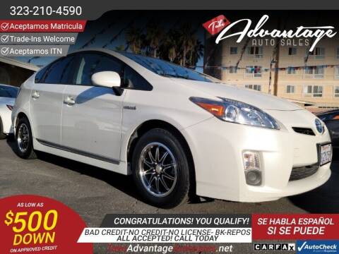 2010 Toyota Prius for sale at ADVANTAGE AUTO SALES INC in Bell CA