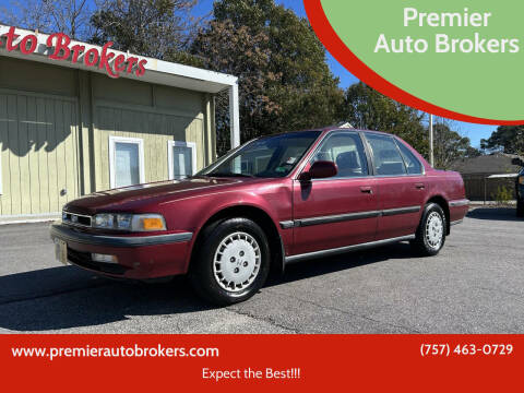 1991 Honda Accord for sale at Premier Auto Brokers in Virginia Beach VA