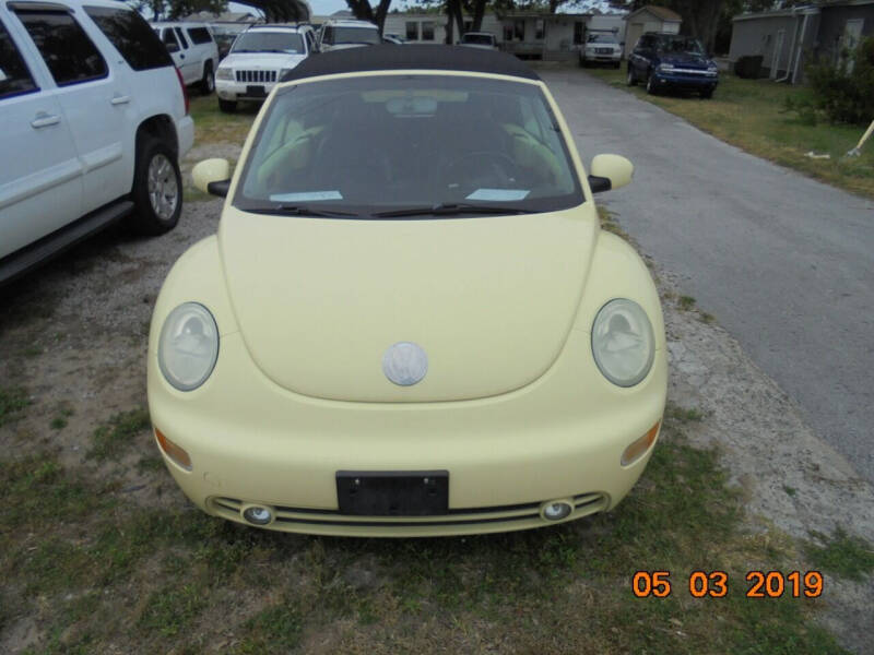 2003 Volkswagen New Beetle for sale at Wally's Cars ,LLC. in Morehead City NC