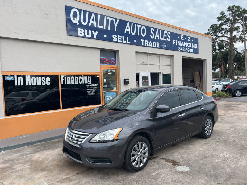 2014 Nissan Sentra for sale at QUALITY AUTO SALES OF FLORIDA in New Port Richey FL
