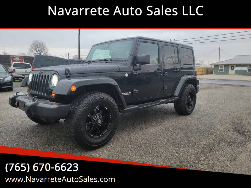 2012 Jeep Wrangler Unlimited for sale at Navarrete Auto Sales LLC in Frankfort IN