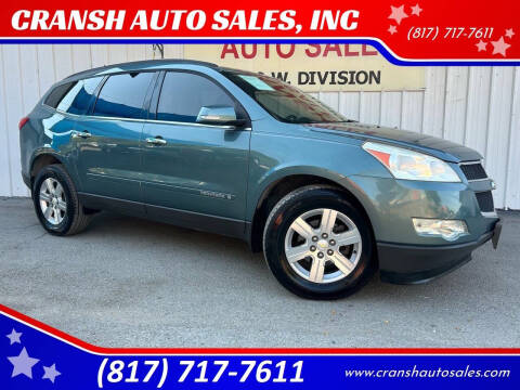 2009 Chevrolet Traverse for sale at CRANSH AUTO SALES, INC in Arlington TX