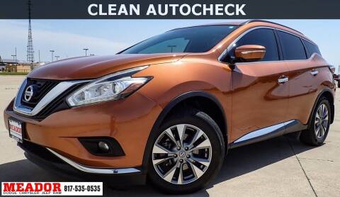 2015 Nissan Murano for sale at Meador Dodge Chrysler Jeep RAM in Fort Worth TX