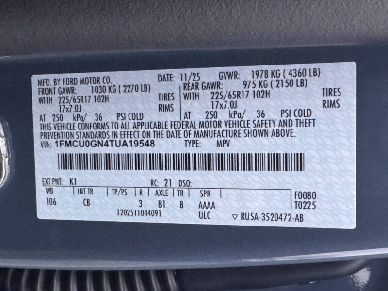 2026 Ford Escape Active