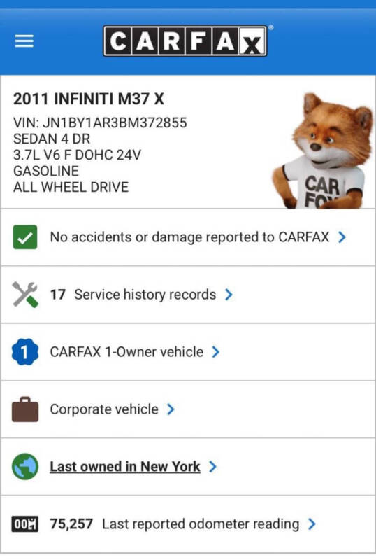 2011 Infiniti M37 x