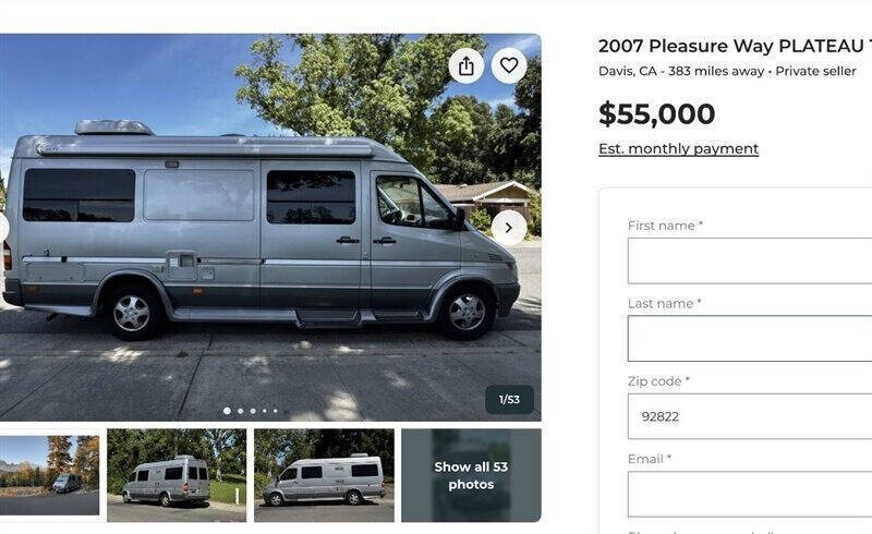 2004 Pleasure Way Plateau TS