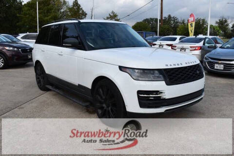 2018 Land Rover Range Rover for sale at Strawberry Road Auto Sales in Pasadena TX